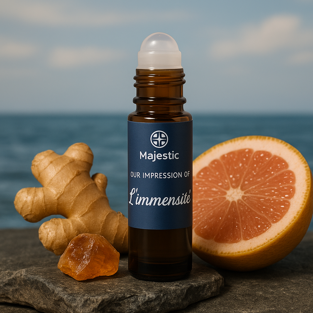 Our Impression of L’Immensité – Fresh Amber Men's Fragrance